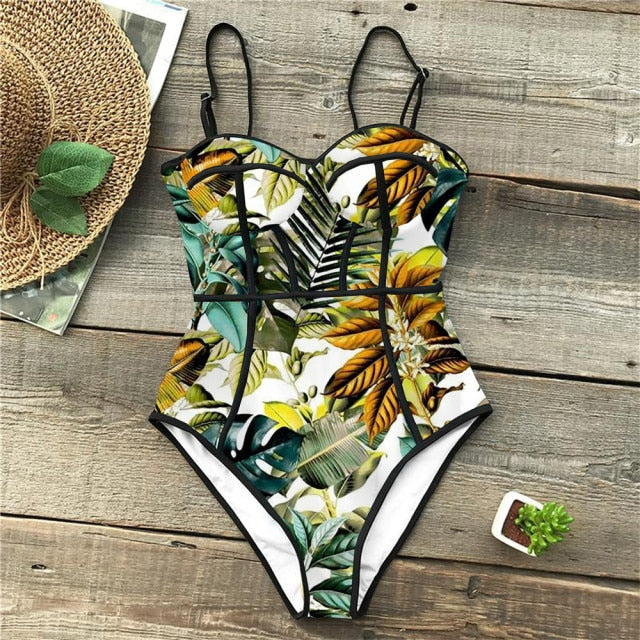 Caged Wild Thing One Piece Swimsuit Beach Bodies