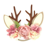 Christmas Reindeer Antler Baby Headbands Newborn Photography Props
