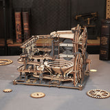 Marble Night City DIY Wooden Model Kits Assembly Toy