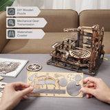 Marble Night City DIY Wooden Model Kits Assembly Toy