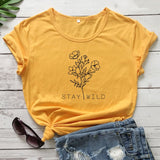 Stay Wild Flower T-shirt