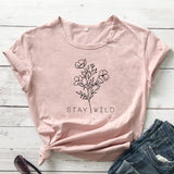Stay Wild Flower T-shirt