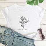 Stay Wild Flower T-shirt