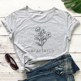 Stay Wild Flower T-shirt