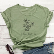 Stay Wild Flower T-shirt