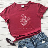Stay Wild Flower T-shirt