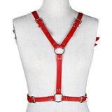 Angel Wing Leather Harness Cage Belts