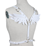 Angel Wing Leather Harness Cage Belts