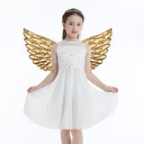 Shiny Metallic Angel Wings