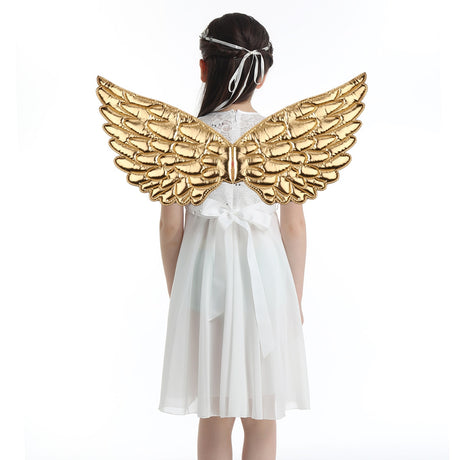 Shiny Metallic Angel Wings