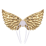 Shiny Metallic Angel Wings