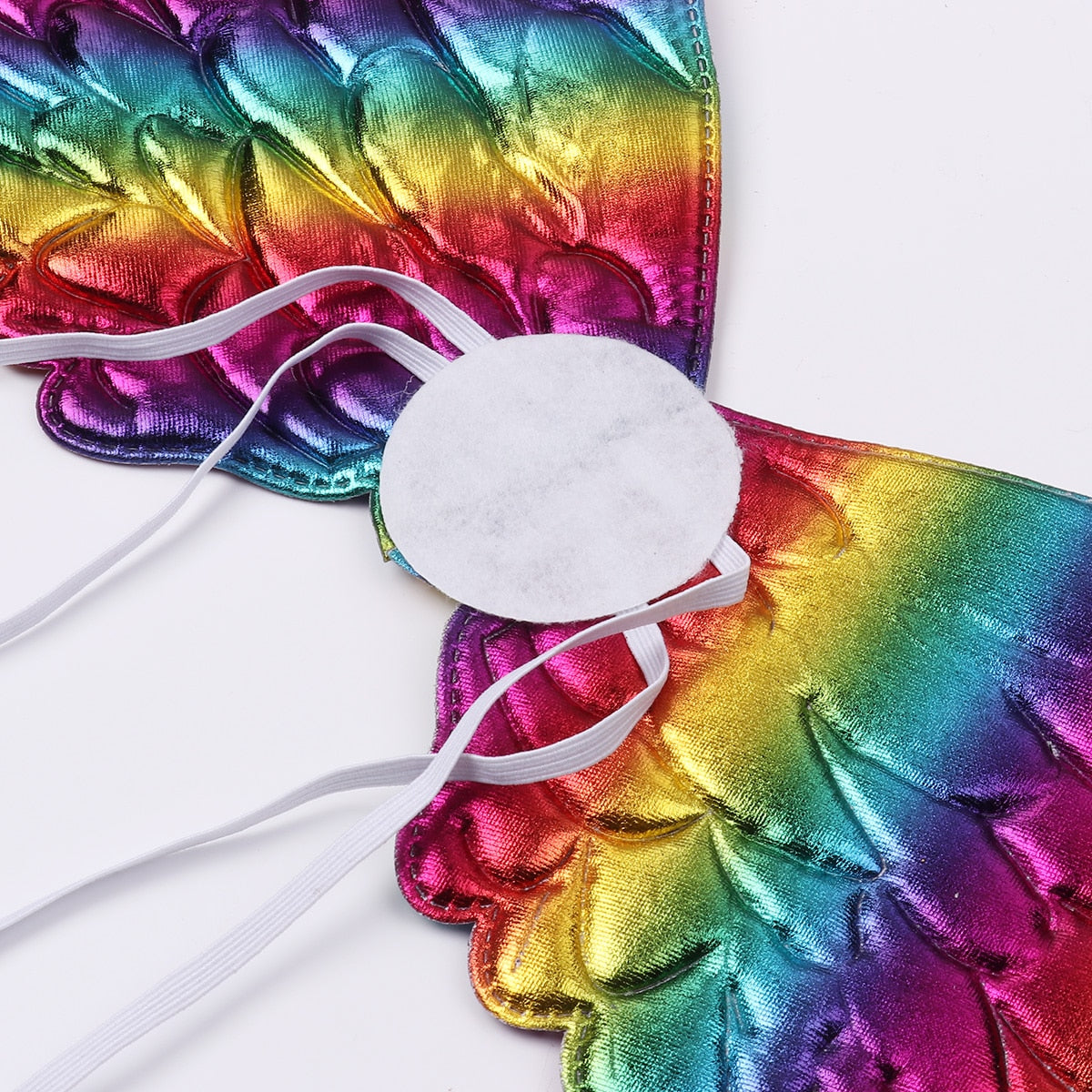 Shiny Metallic Angel Wings