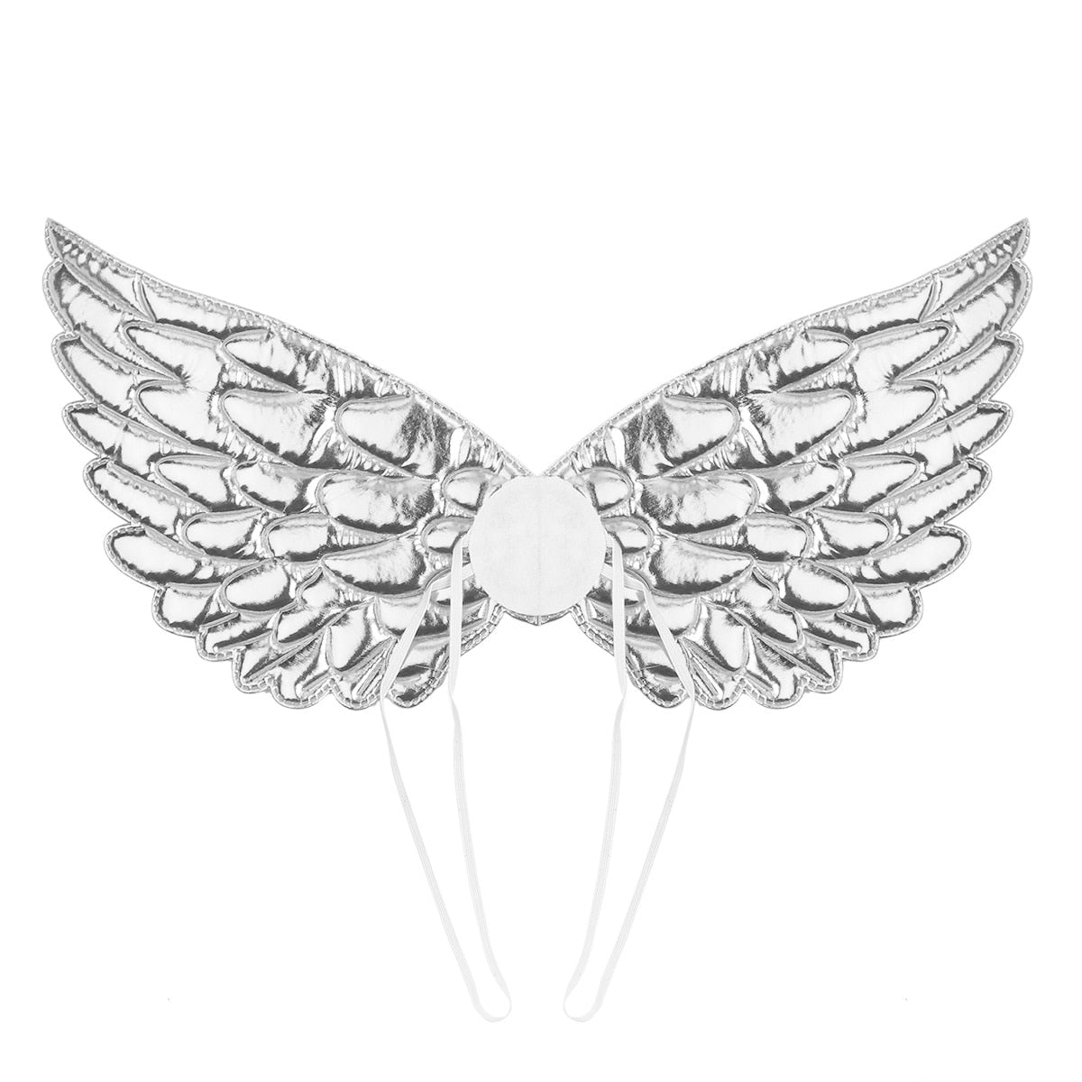 Shiny Metallic Angel Wings