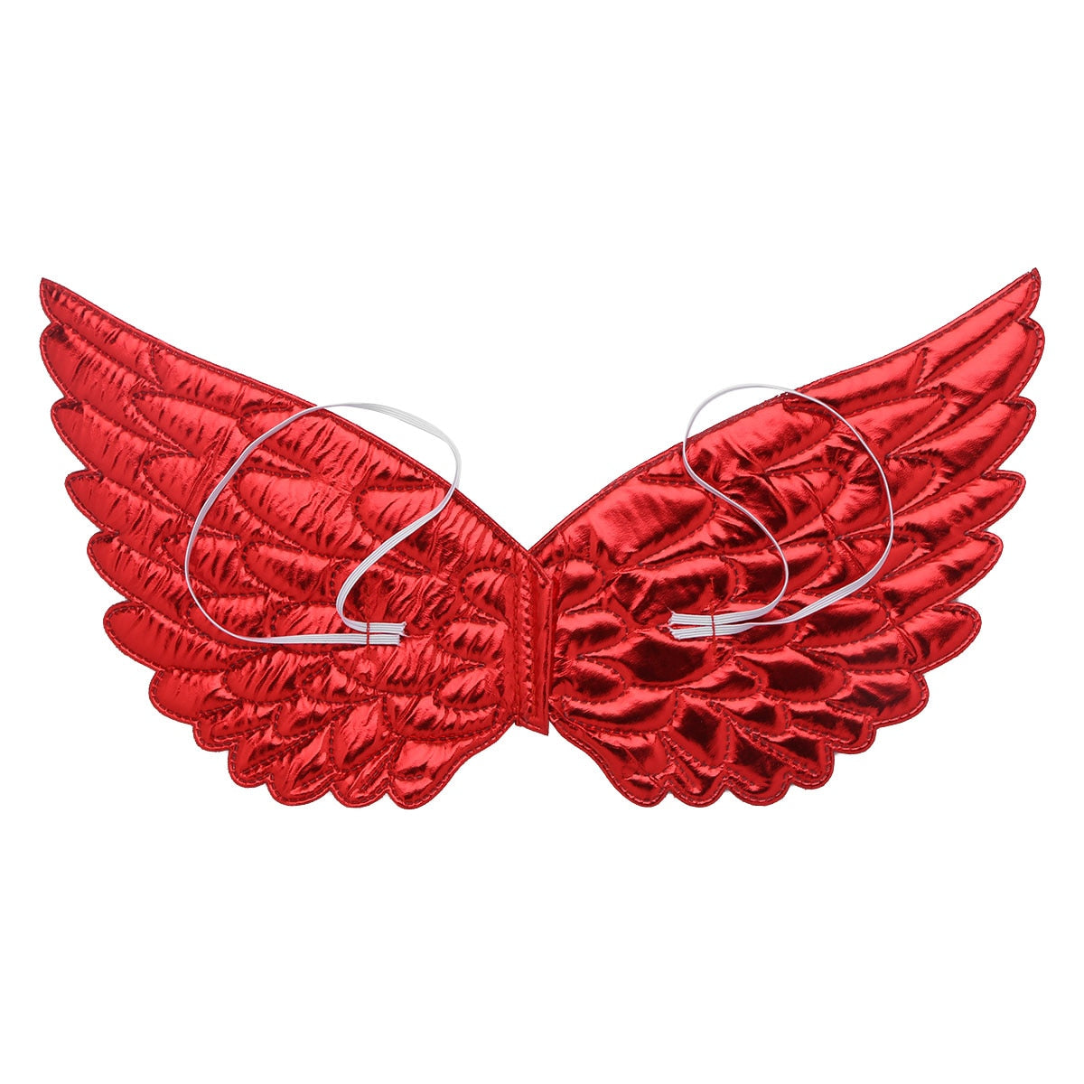 Shiny Metallic Angel Wings