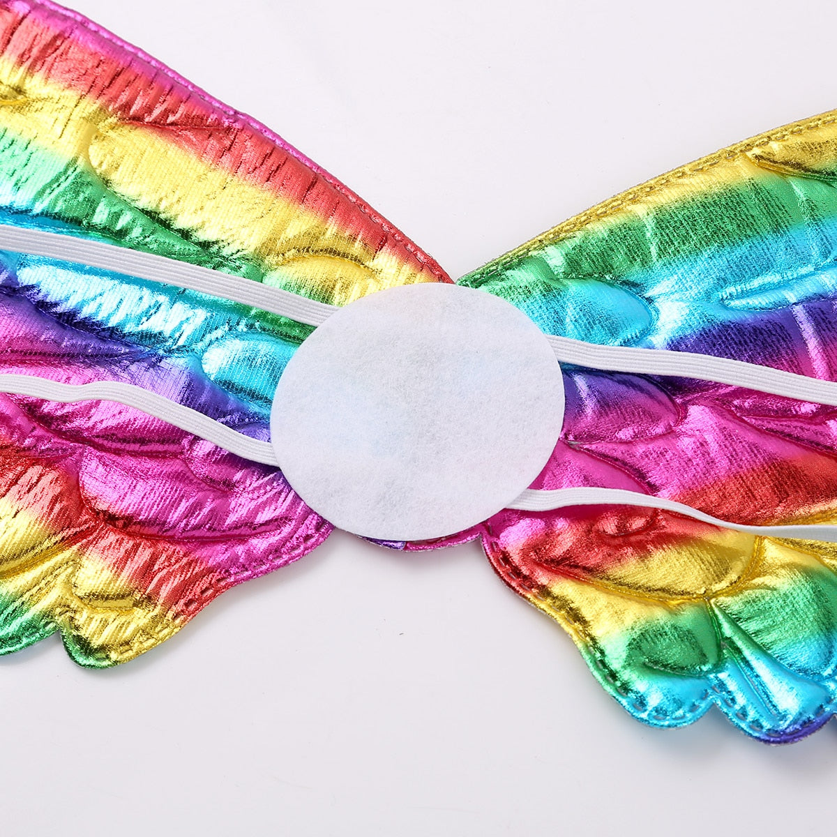Shiny Metallic Angel Wings