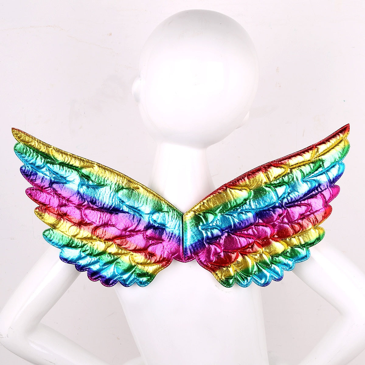 Shiny Metallic Angel Wings