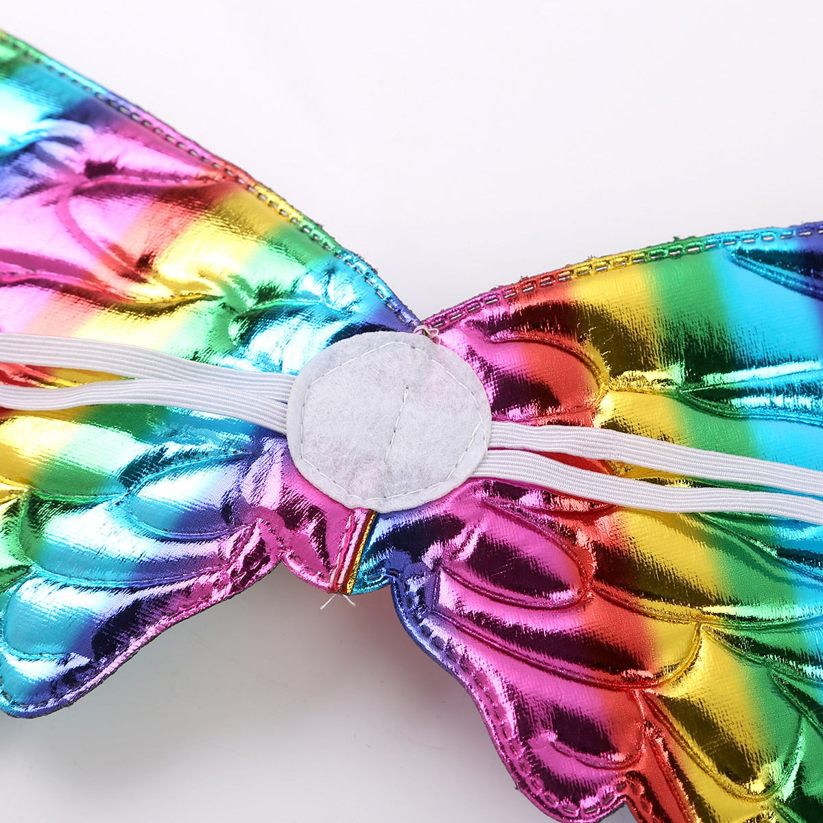 Shiny Metallic Angel Wings