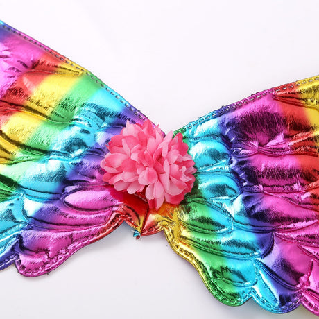 Shiny Metallic Angel Wings