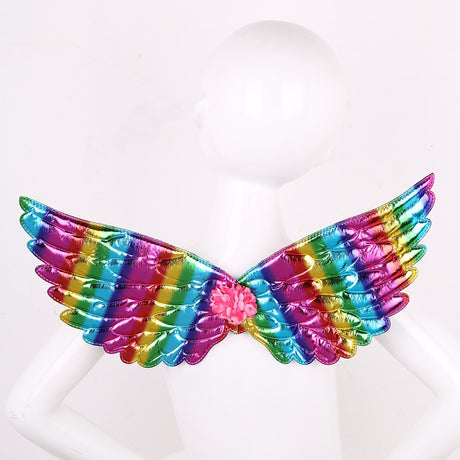 Shiny Metallic Angel Wings