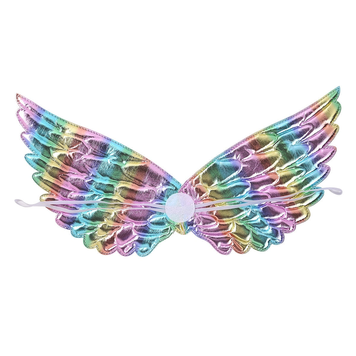 Shiny Metallic Angel Wings