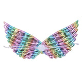 Shiny Metallic Angel Wings