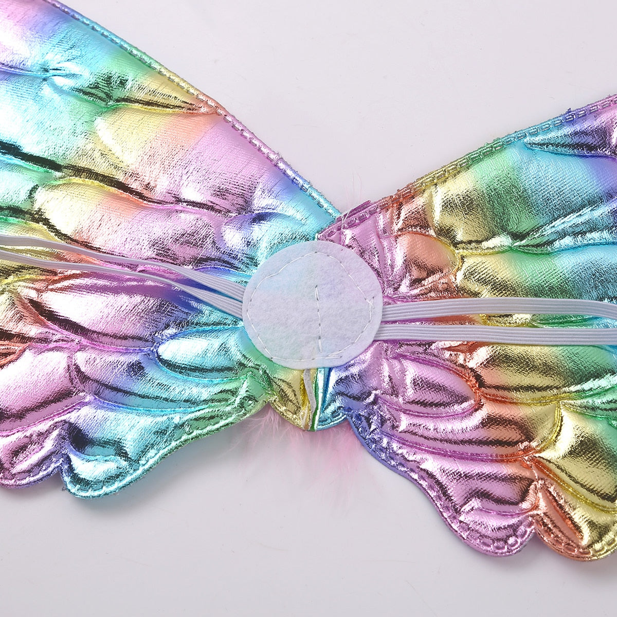 Shiny Metallic Angel Wings