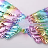 Shiny Metallic Angel Wings
