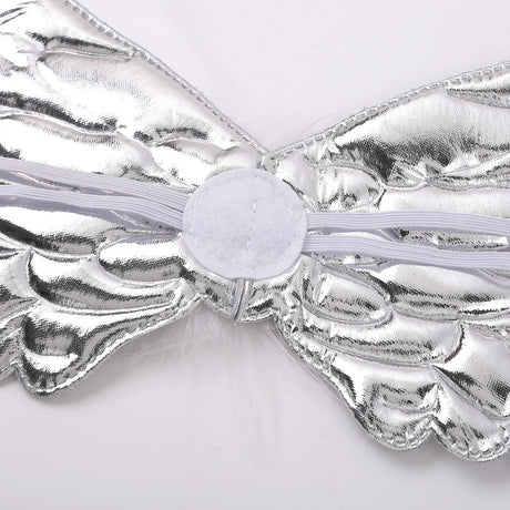Shiny Metallic Angel Wings
