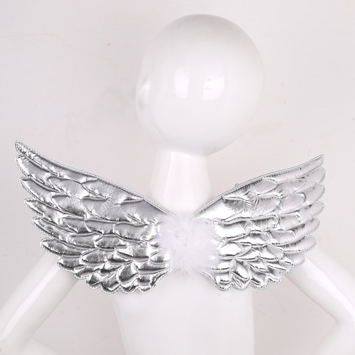 Shiny Metallic Angel Wings
