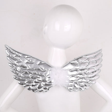 Shiny Metallic Angel Wings