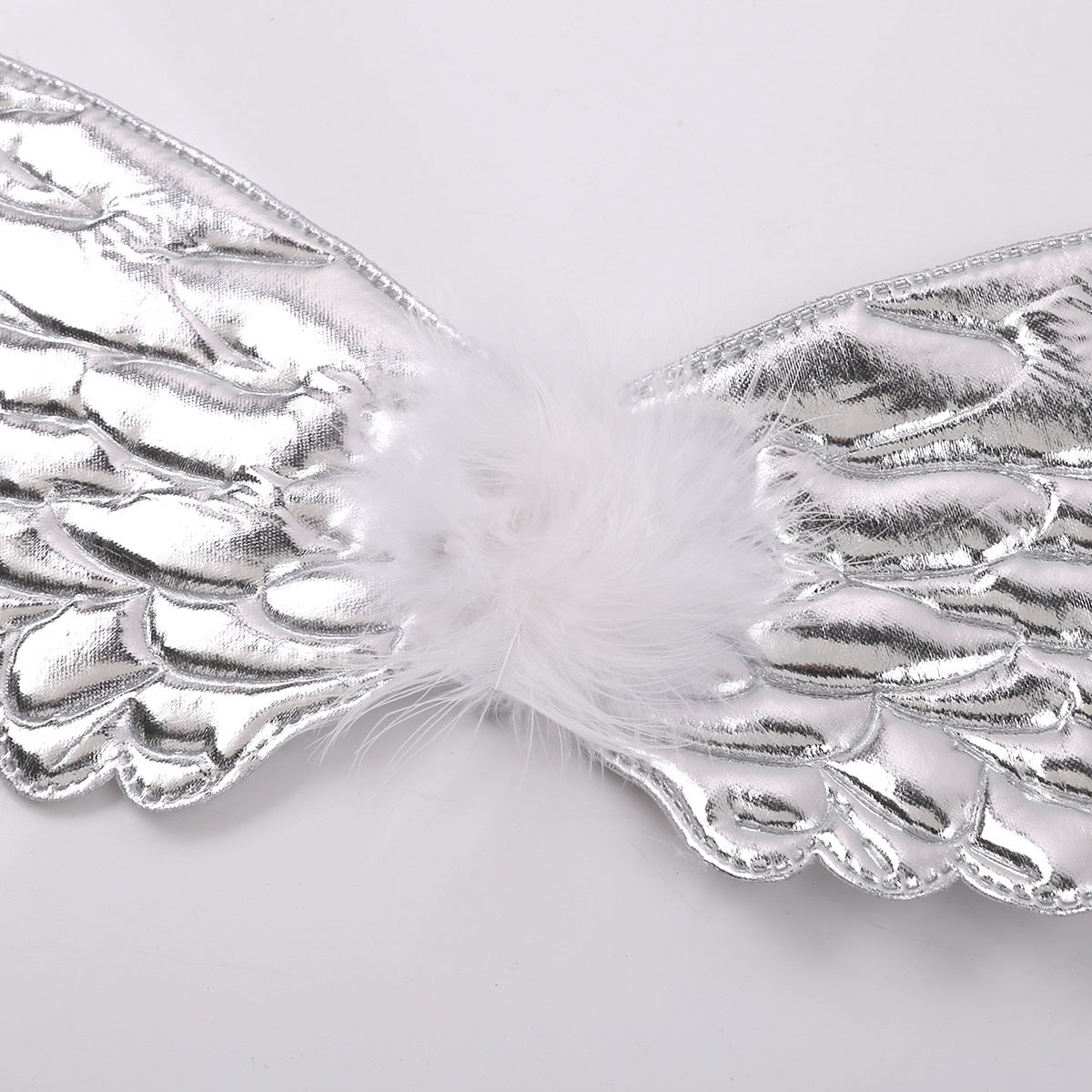 Shiny Metallic Angel Wings