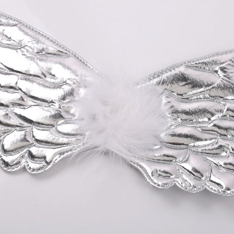 Shiny Metallic Angel Wings