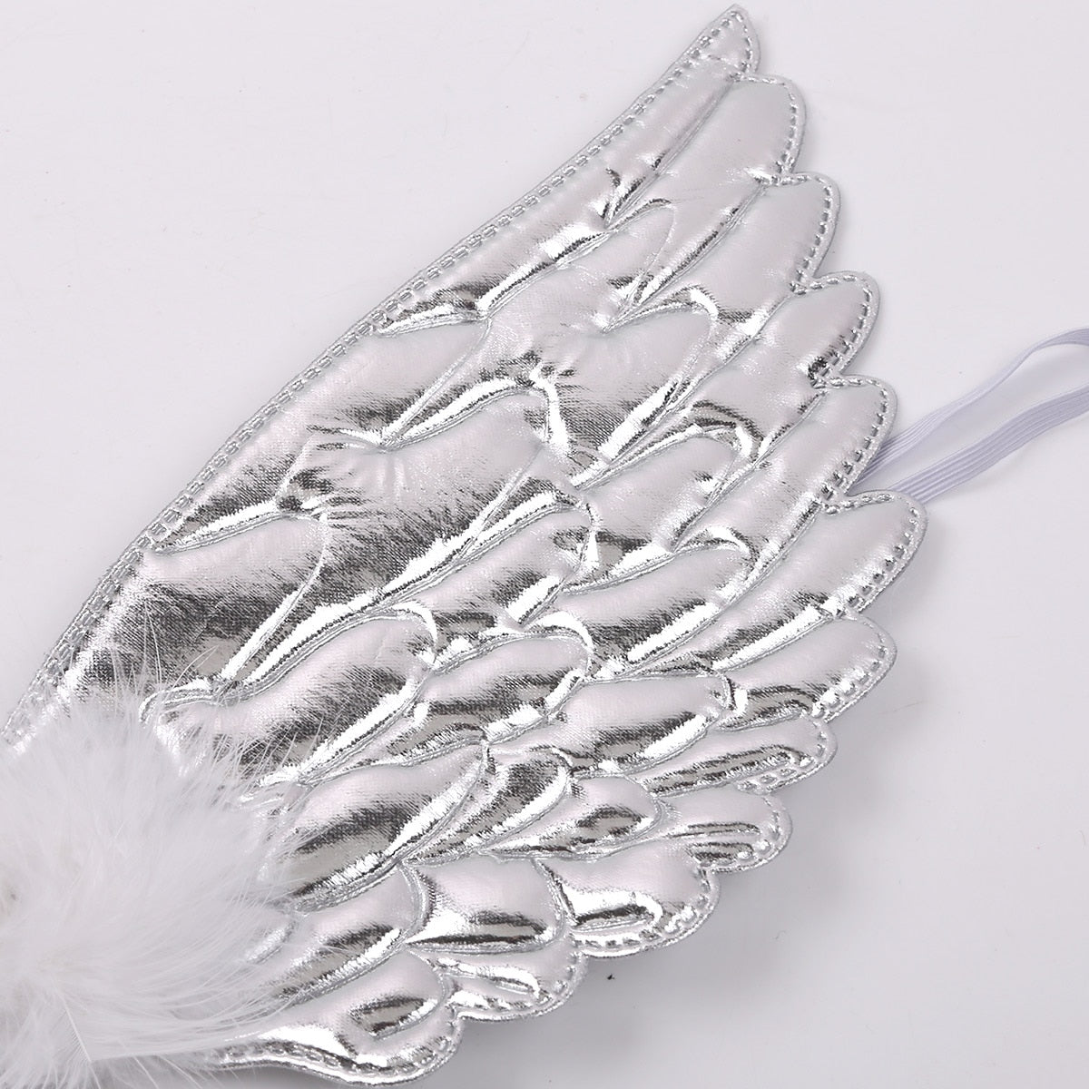 Shiny Metallic Angel Wings