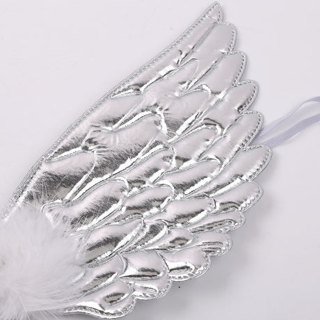 Shiny Metallic Angel Wings