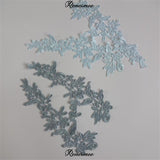 5Pairs/10pcs Lace Flower Appliqué Trims