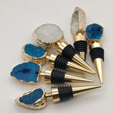 Natural Crystal Agate Wine Bottle Stopper