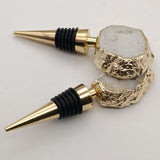 Natural Crystal Agate Wine Bottle Stopper