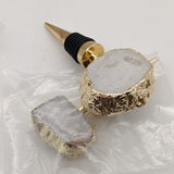 Natural Crystal Agate Wine Bottle Stopper