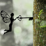 Garden Fairy Metal Silhouettes