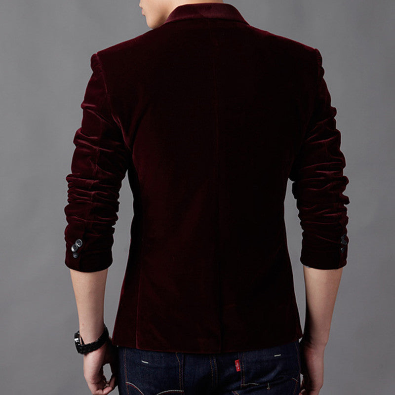 Velvet Coats Mens Blazer Jackets