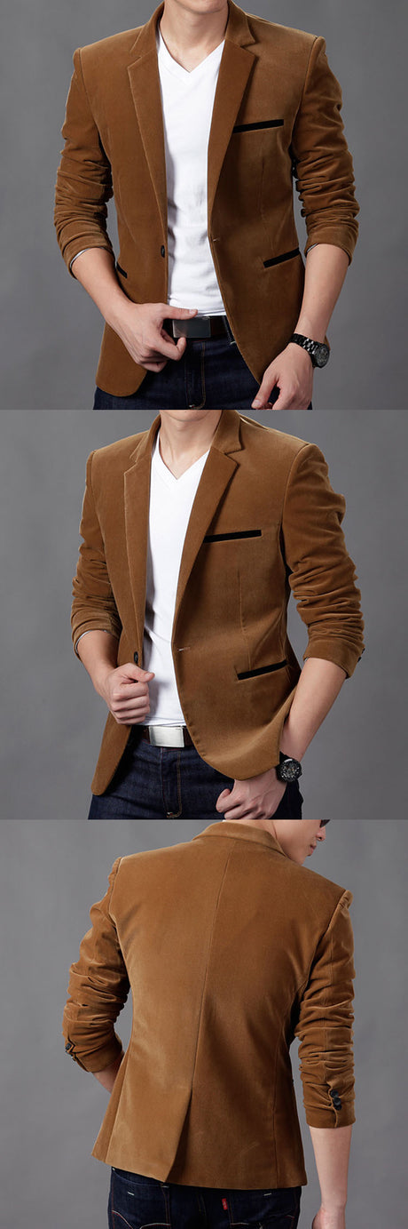 Velvet Coats Mens Blazer Jackets
