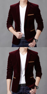 Velvet Coats Mens Blazer Jackets