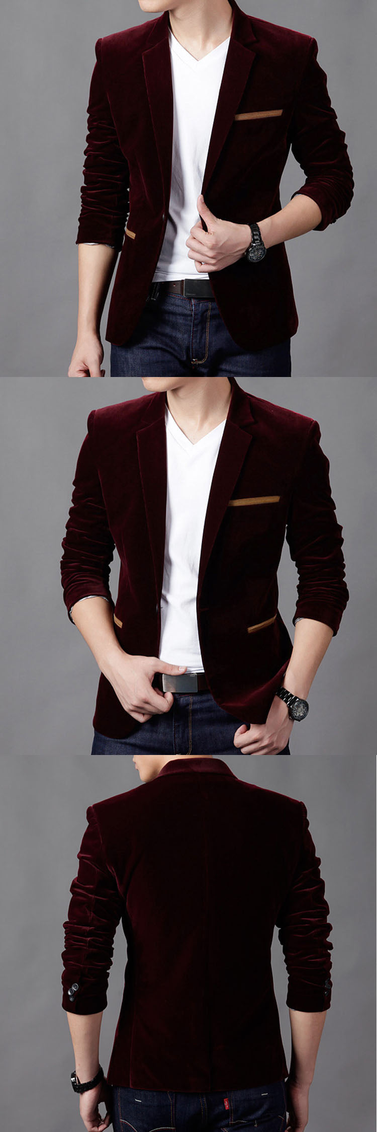Velvet Coats Mens Blazer Jackets