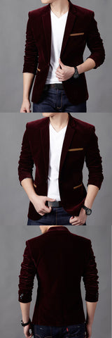 Velvet Coats Mens Blazer Jackets