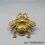 Golden Bee Drawer Cabinet Door Handle Solid Brass Wardrobe Furniture Knob