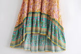 Peaches and Mint Boho Maxi Skirt
