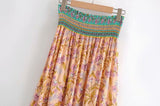 Peaches and Mint Boho Maxi Skirt
