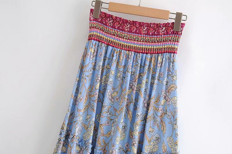 Peaches and Mint Boho Maxi Skirt