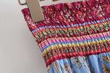 Peaches and Mint Boho Maxi Skirt