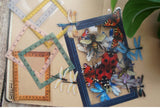 40pcs Insects Ladybug Beetle Dragonfly Bee Frames PVC Stickers Scrapbooking Craft